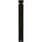 Ekena Millwork Fleur De Lis Wrought Iron Bracket, (Single center brace), Antiqued Pale Gol 1 1/2"W x 7 1/2"D x 10"H BKTM01X07X10SFLAPG - alternate 7